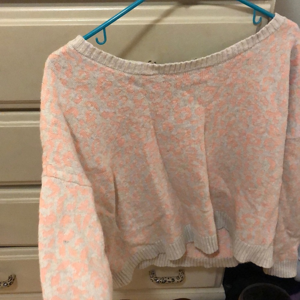 Free people leopard sweater